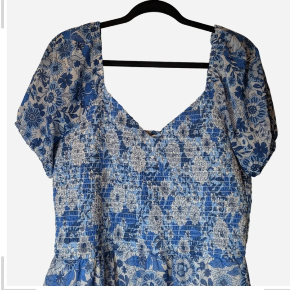 Sincerely Jules Blue Floral Midi Dress - Picture 3 of 7